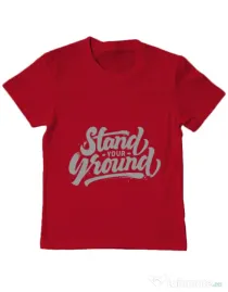 Tricou ADLER copil Stand Your Ground Rosu