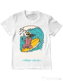 Tricou ADLER copil stay cool Alb