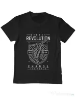 Tricou ADLER copil Street Revolution Negru