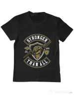 Tricou ADLER copil Stronger Than All Negru