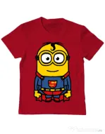 Tricou ADLER copil Super minion Rosu