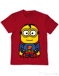 Tricou ADLER copil Super minion Rosu