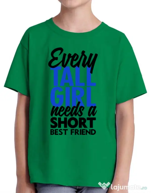 Tricou ADLER copil Tall girl Verde mediu