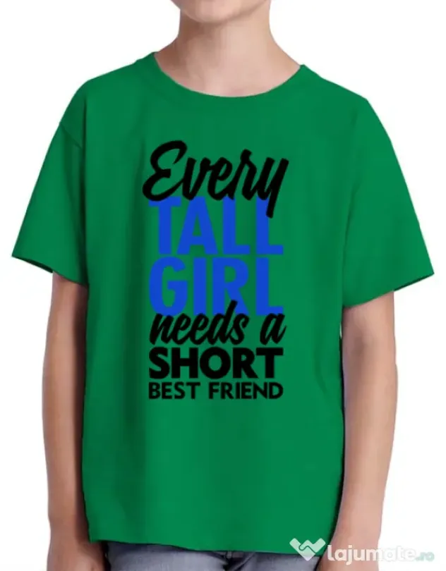 Tricou ADLER copil Tall girl Verde mediu