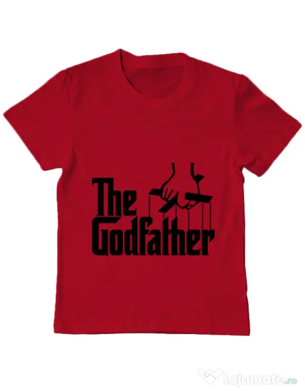 Tricou ADLER copil The godfather Rosu