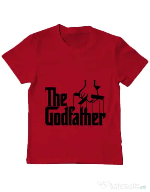 Tricou ADLER copil The godfather Rosu