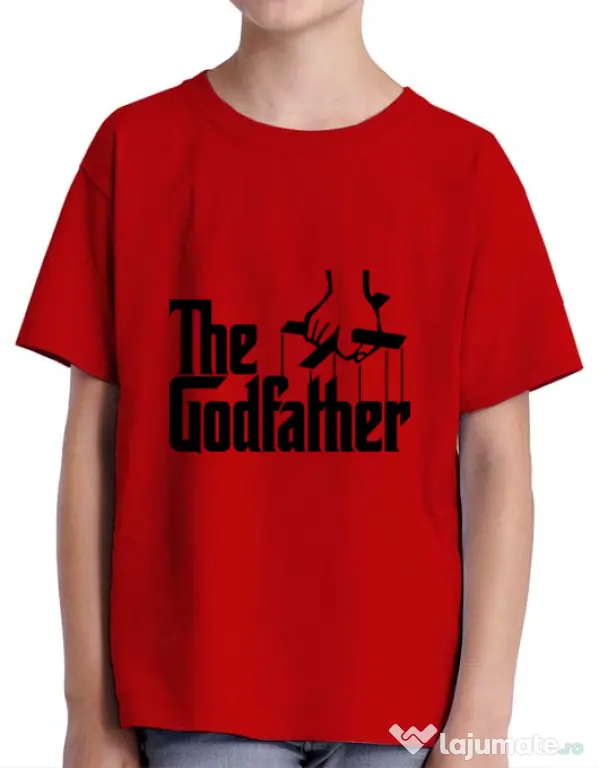 Tricou ADLER copil The godfather Rosu