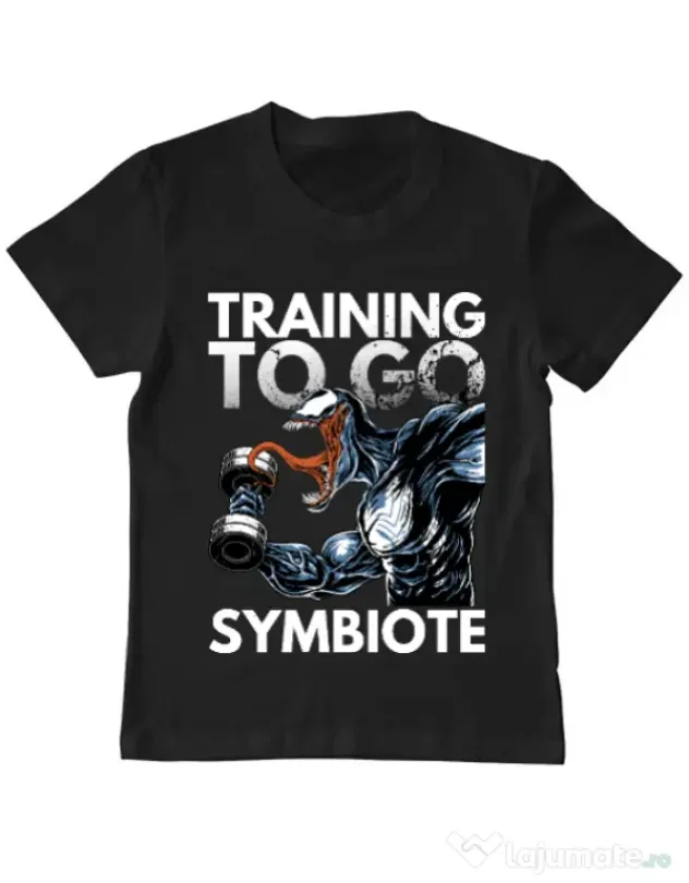 Tricou ADLER copil Venom training Negru