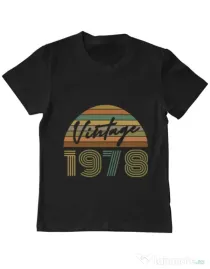 Tricou ADLER copil Vintage 1978 Negru