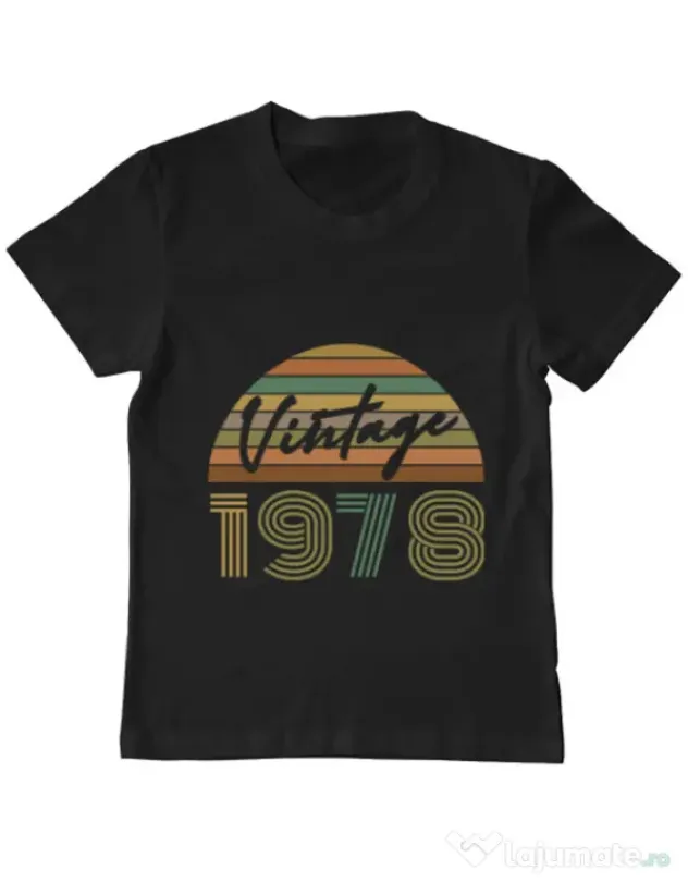 Tricou ADLER copil Vintage 1978 Negru