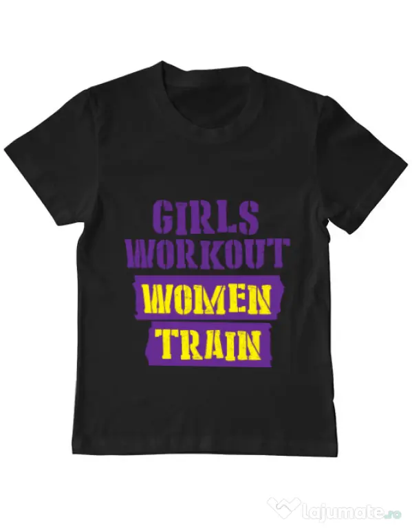 Tricou ADLER copil Women train Negru