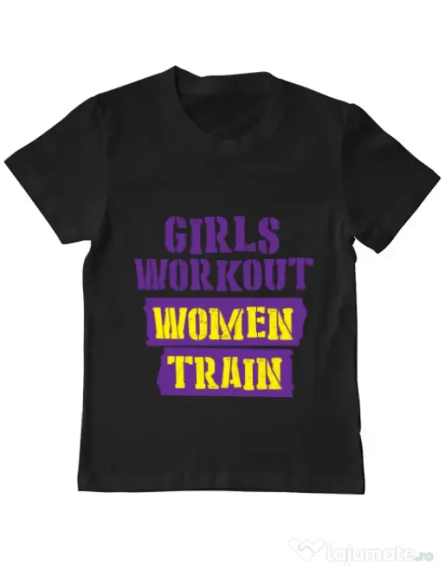 Tricou ADLER copil Women train Negru