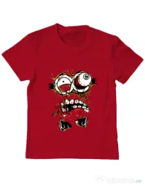 Tricou ADLER copil Zombienion Rosu