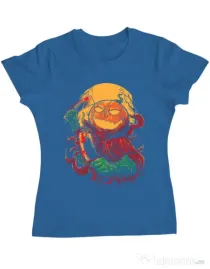 Tricou ADLER dama Pumpkinhead Butcher Albastru azuriu