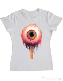 Tricou ADLER dama Eyesicle Alb