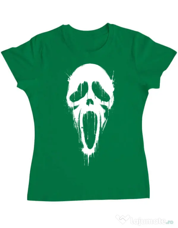 Tricou ADLER dama Bloody scream Verde mediu