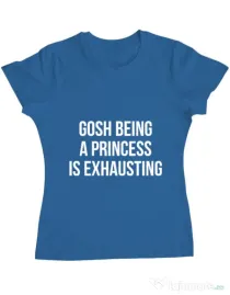 Tricou ADLER dama Princess Albastru azuriu