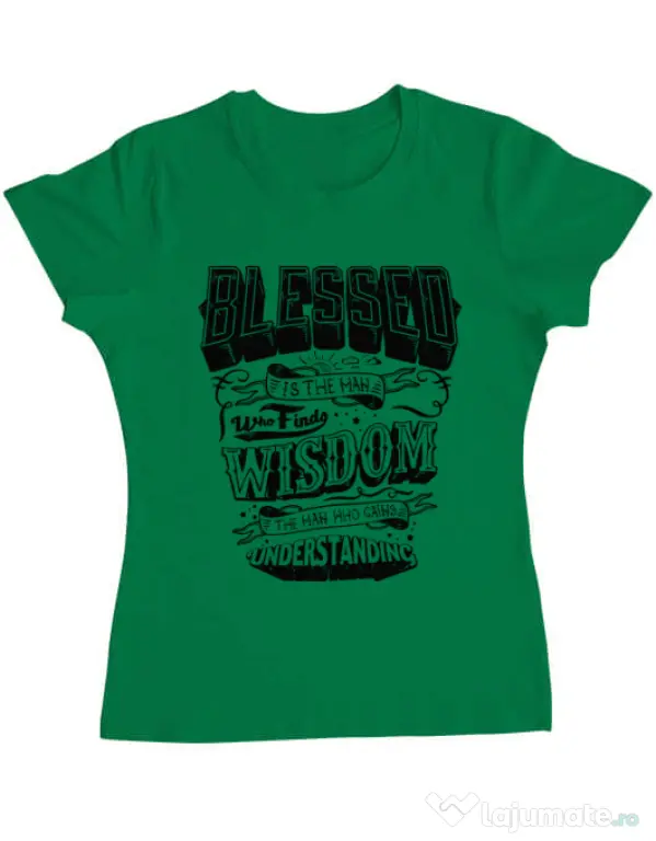 Tricou ADLER dama Blessed Verde mediu