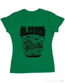 Tricou ADLER dama Blessed Verde mediu