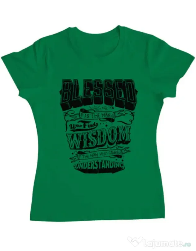 Tricou ADLER dama Blessed Verde mediu