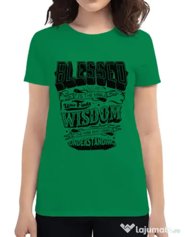 Tricou ADLER dama Blessed Verde mediu
