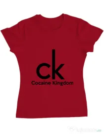 Tricou ADLER dama Cocaine kingdom Rosu