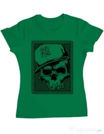 Tricou ADLER dama Minimal Verde mediu