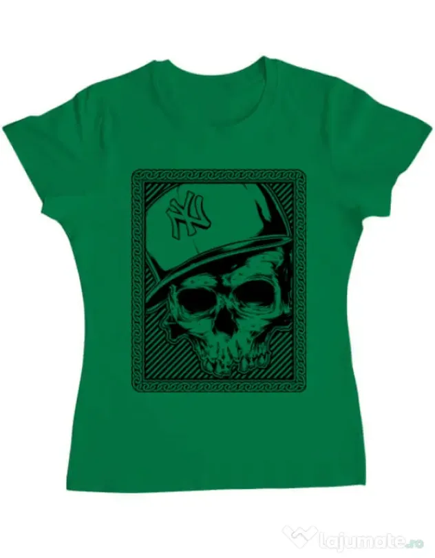 Tricou ADLER dama Minimal Verde mediu