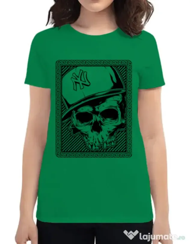 Tricou ADLER dama Minimal Verde mediu