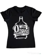 Tricou ADLER dama The original sinner Negru