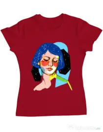 Tricou ADLER dama Dreamy girl Rosu