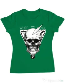 Tricou ADLER dama White noise Verde mediu