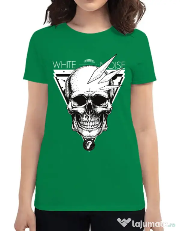 Tricou ADLER dama White noise Verde mediu