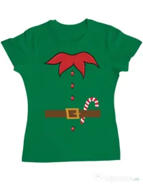 Tricou ADLER dama Elf Verde mediu