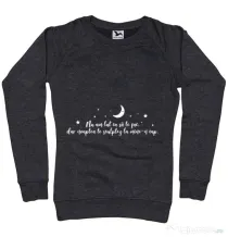 Bluza ADLER dama Nu am lut Negru melanj