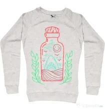Bluza ADLER dama Shark in a bottle Migdala melanj