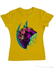Tricou ADLER dama Helmet Galben
