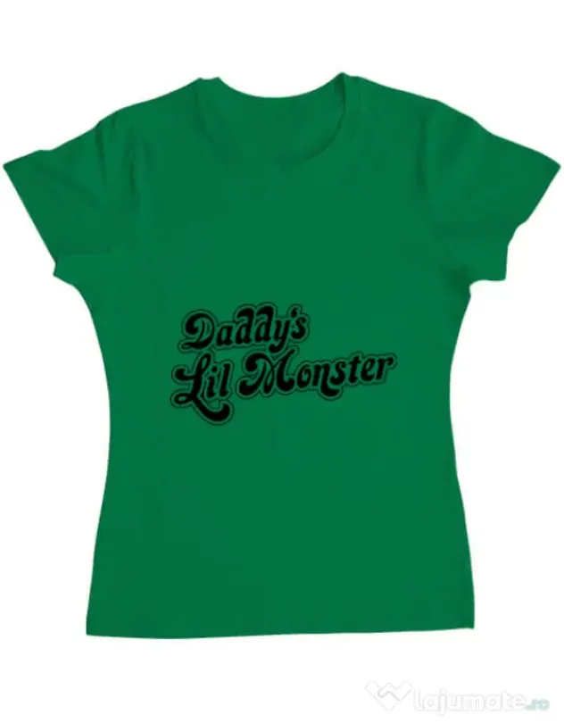 Tricou ADLER dama Lil monster Verde mediu