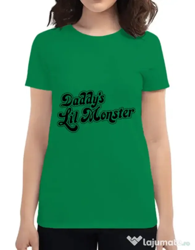 Tricou ADLER dama Lil monster Verde mediu