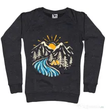 Bluza ADLER dama Camp river Negru melanj