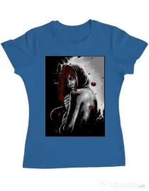 Tricou ADLER dama Solitude Albastru azuriu