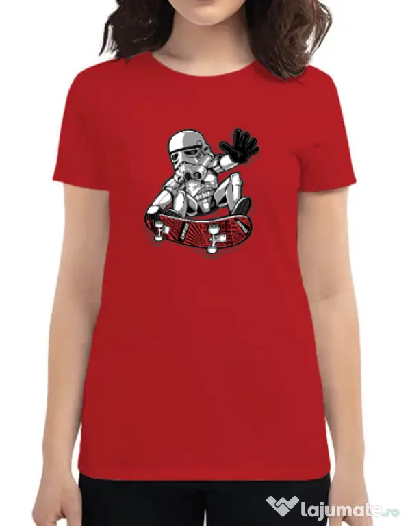 Tricou ADLER dama Trooper trick Rosu