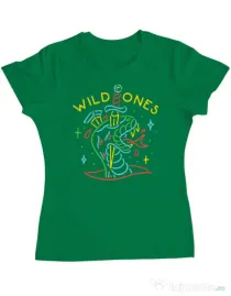 Tricou ADLER dama Wild ones Verde mediu