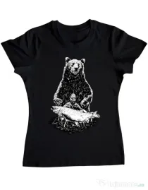 Tricou ADLER dama Bearware Negru