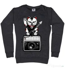 Bluza ADLER dama Lets rock Negru melanj