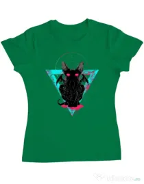 Tricou ADLER dama Cathulhu Verde mediu