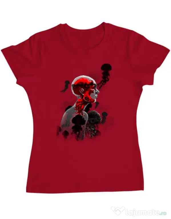 Tricou ADLER dama Control Rosu