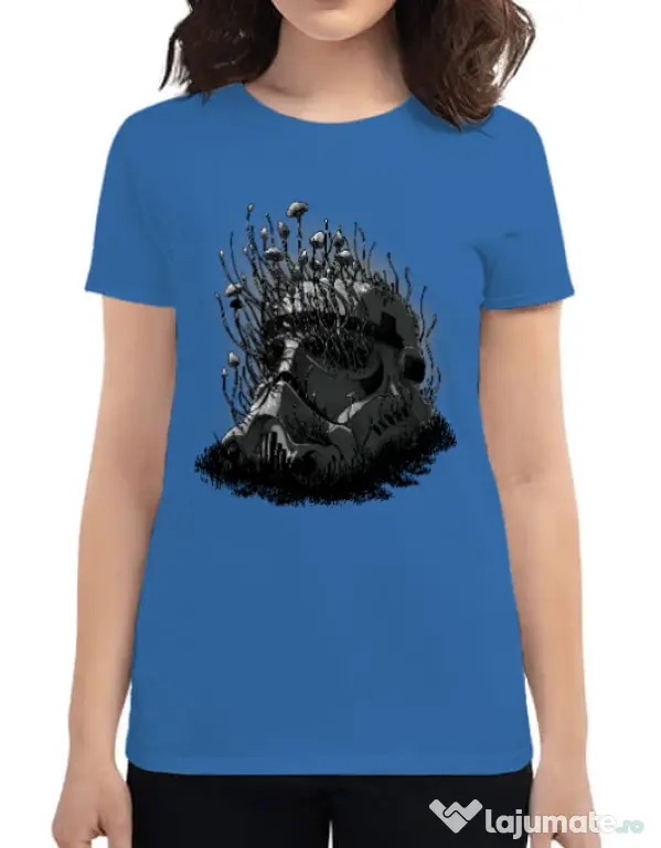 Tricou ADLER dama Shroom trooper Albastru azuriu
