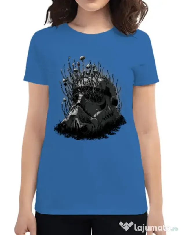 Tricou ADLER dama Shroom trooper Albastru azuriu