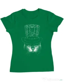 Tricou ADLER dama Under my hat Verde mediu